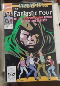 What If  # 18  1990  Marvel DISNEY  FANTASTIC FOUR BATTLED DOCTOR DOOM BEFORE