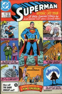 SUPERMAN #423, VF/NM, Alan Moore, Swan, Perez, 1939 1986, more SM in store