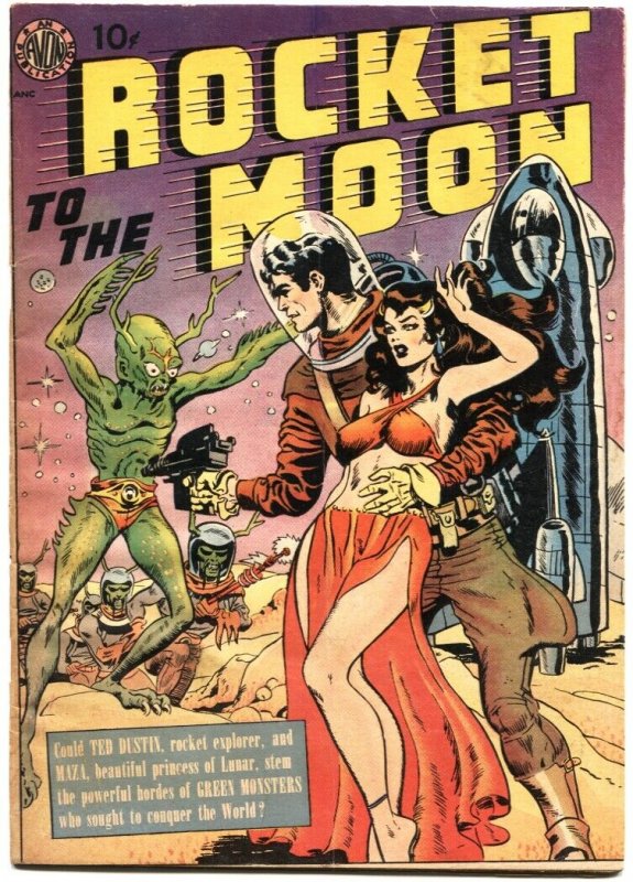 ROCKET TO THE MOON-1951-AVON-WALLY WOOD-JOE ORLANDO-PRE CODE-SCI FICTION