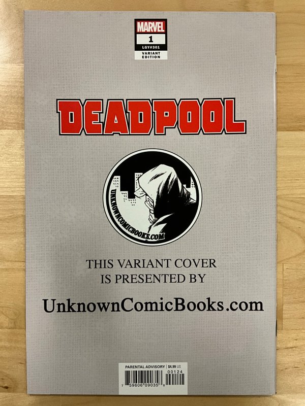 Deadpool #1 Christopher Cover (2018)