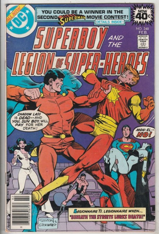 Superboy #248 (Feb-79) VF/NM High-Grade Superboy, Legion of Super-Heroes