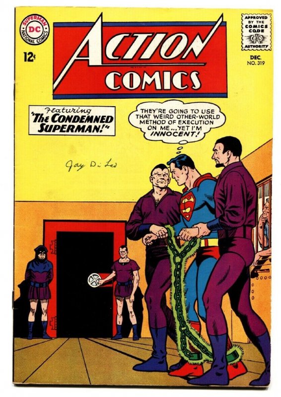 ACTION COMICS #319 comic book 1964-SUPERMAN-SUPERGIRL-KRYPTONITE VF