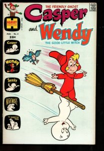 Casper and Wendy #4 1972- Harvey-Spooky & Nightmare appear-High grade-VF