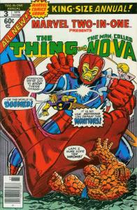 Marvel Two-In-One Annual #3 VG ; Marvel | low grade comic the Thing Nova