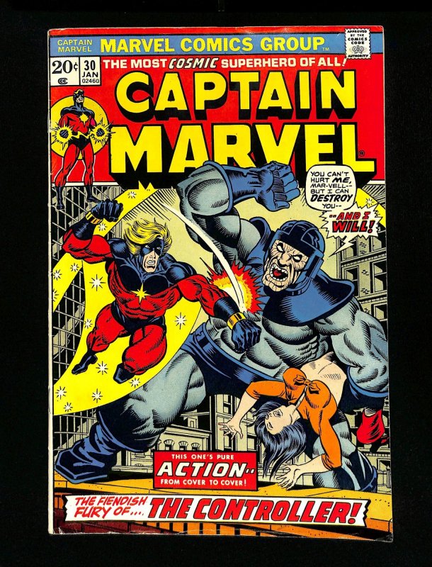 Captain Marvel (1968) #30 Controller!