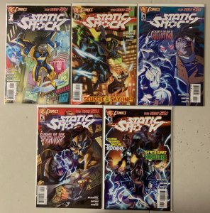 Static Shock lot #1-6 missing #2 DC 5 different books (8.0 VF) (2011 to 2012)