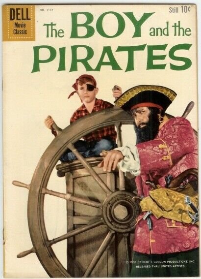 BOY & THE PIRATES (1960 DELL) F.C.1117 VG+ Charles Herb COMICS BOOK