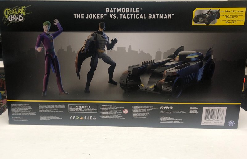 Batmobile Tactical Batman Vs The Joker | Box Size: 13”x24”x6” | DC Comics| Toy