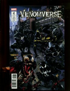 VENOMVERSE #1 (9.2) BRADSHAW & DELGADO VARIANT COVER! 2017~