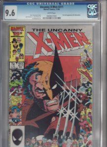 UNCANNY X-MEN #211 CGC 9.6 
