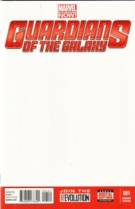 Guardians of the Galaxy #1 Blank Cover (2013) Guardians of the Galaxy