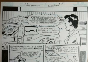 Original Art: ARCHIE LOVES BETTY #2, pg 9 Norm Breyfogle signed, Andrew Pepoy