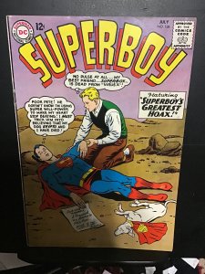 Superboy #106 (1963) High-grade Brainia , Pete Ross cover key! VF+ Boca CERT!