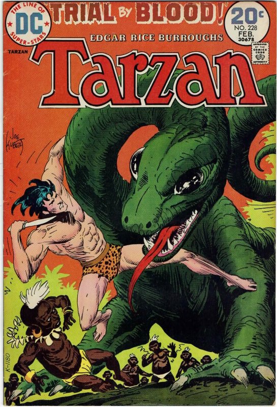 Tarzan #228 DC Comics Joe Kubert Korak FN+