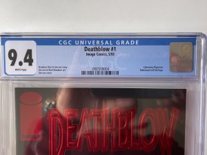 Deathblow #1 CGC 9.4 (1993) - Embossed Red Foil Cover