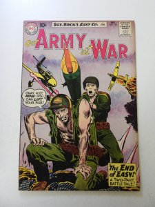 Our Army at War #101 (1960) VG/FN condition writing front cover