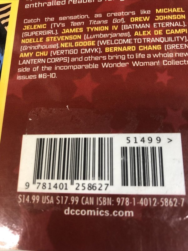 Sensation Comics Featuring Wonder Woman Vol.2 DC Comics 2015 TPB SC Amy Chu
