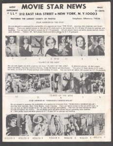 Movie Star News Mail Order Sales Catalog Supplement #LL 1960's-Irving Klaw-8 ...