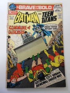 The Brave and the Bold #102 (1972) VG+ Condition moisture stain