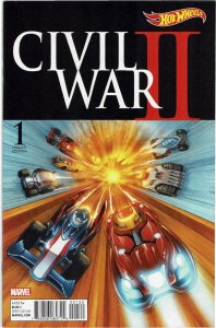 Civil War II #1 Brian Bendis Hot Wheels Variant NM