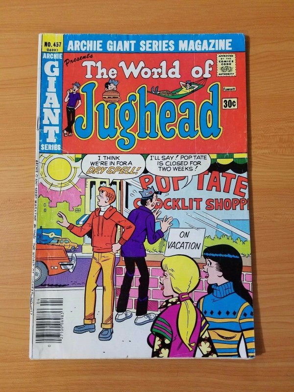 Archie Giant World of Jughead #457 ~ VERY GOOD - FINE FN ~ (1977, Archie Comics) 