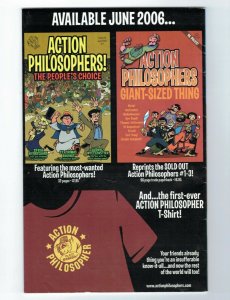 Action Philosophers #5 VG signed by Ryan Dunlavey Evil Twin hate the french 