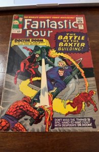 Fantastic Four #40 (1965)Dr Doom:Daredevil battle at Baxter building see descrip