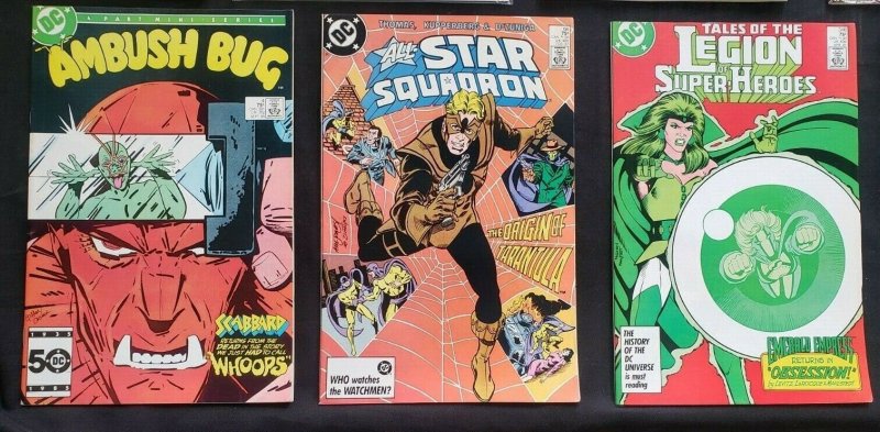MISC DC 10PC (FN) COPPER AGE, SUPERMAN & FLASH, MANHUNTER #1, FIRESTORM 1981-88