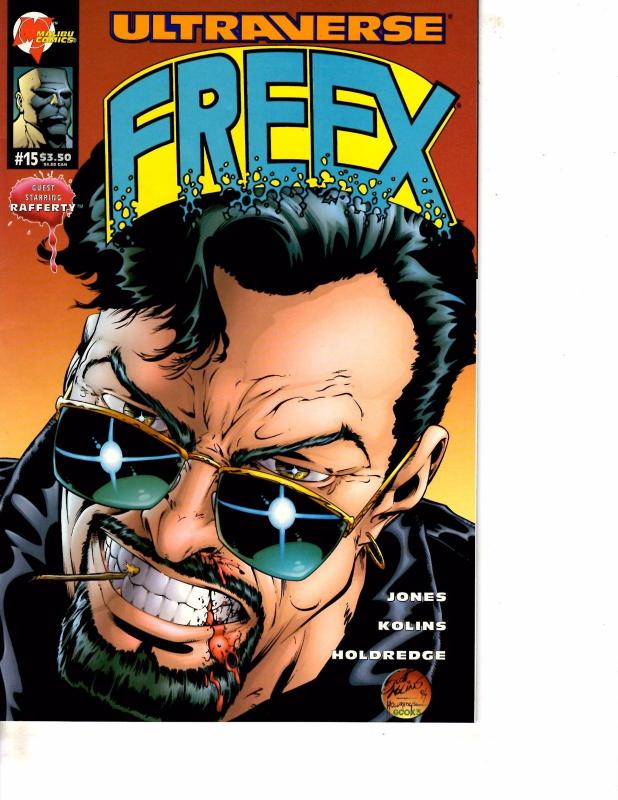 Lot Of 2 Malibu Comic Books Ultraverse Freex #15 and #16 ON12