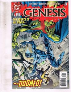 Lot of 4 Genesis DC Comic Books #1 2 3 4 BH53