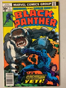 Black Panther #5 newsstand 7.5 (1977)