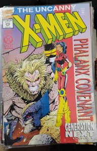 UNCANNY X-MEN # 316  1994 MARVEL phalanx covenant key 1st monet st croix red str