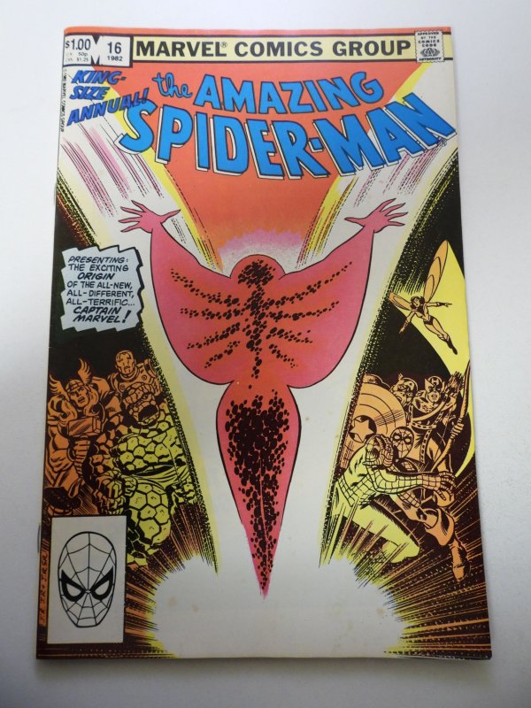 The Amazing Spider-Man Annual #16 1st App Of Monica Rambeau! FN/VF Cond