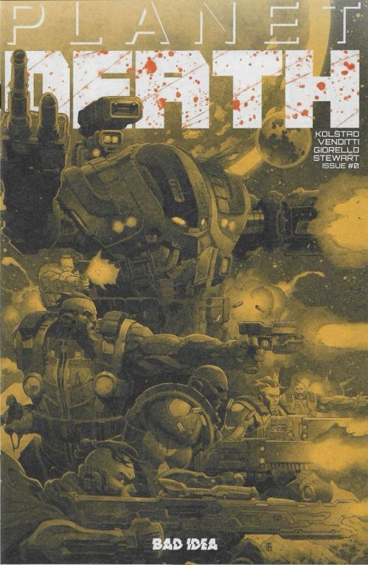 Planet Death #0 New Dimensions Comics 3 Rivers Comicon Gold Edition (2025)