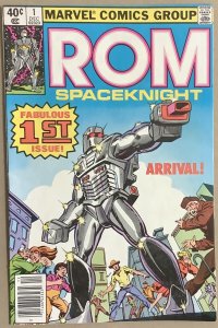 Rom #1 (1979, Marvel) 1st app. of ROM, Spaceknights & Dire Wraiths. Mid-Grade