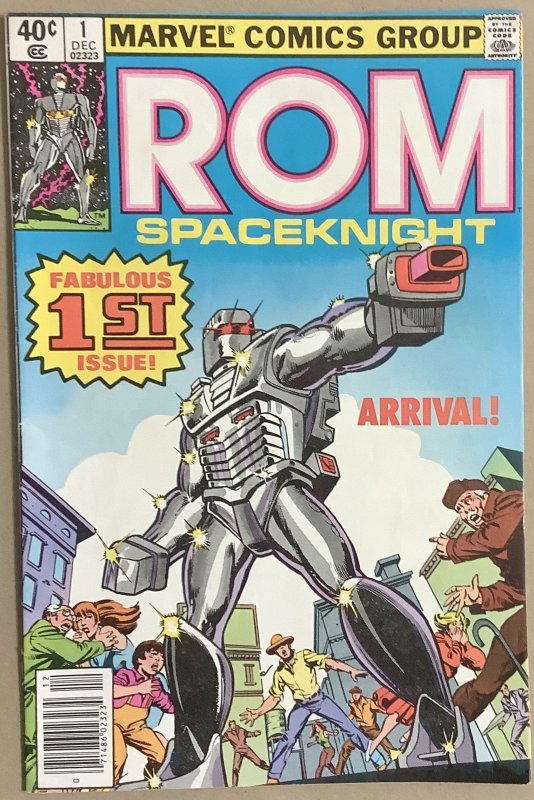 Rom #1 (1979, Marvel) 1st app. of ROM, Spaceknights & Dire Wraiths. Mid-Grade