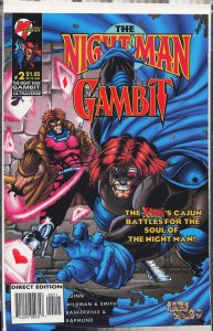 The Night Man/Gambit #2 (1996) Gambit