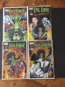 EVIL ERNIE: [LOT OF 4] 3 DIFFERENT TITLES ALL 1'ST PRINT] NM QUALITY