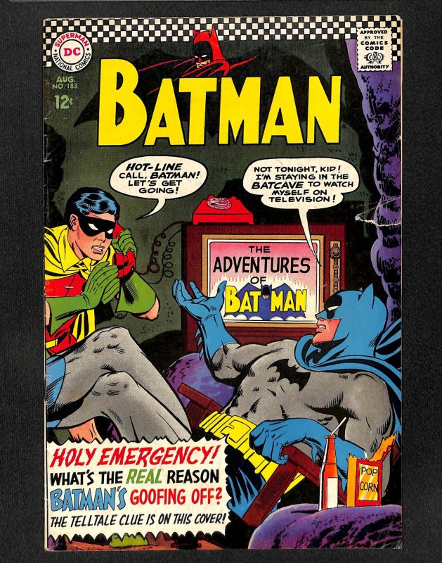 Batman #183 VG 4.0 2nd app Poison Ivy