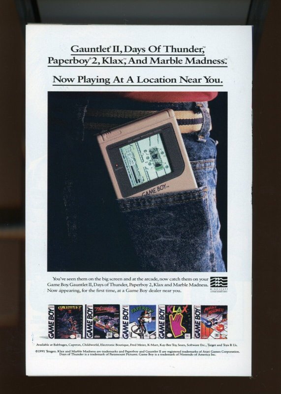 Detective Comics #639 - Ad for Sonic The Hedgehog Insert. (9.0/9.2) 1991