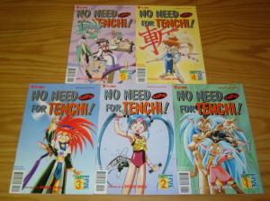 No Need For Tenchi part 5 #1-5 VF/NM complete series - viz manga comics set lot