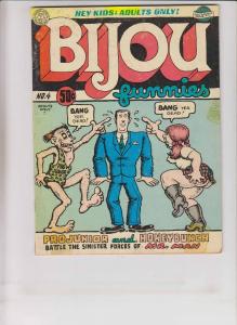 Bijou Funnies #4 VG (2nd) print - robert crumb - kim deitch - skip williamson