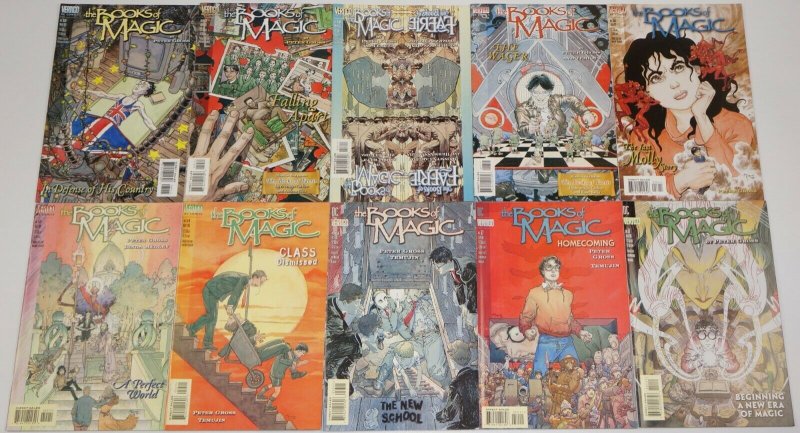 Books of Magic #1-75 VF/NM complete series + (3) annuals + preview - tim hunter