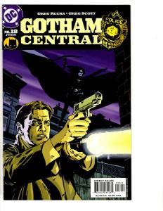 Lot Of 10 Gotham Central DC Comic Books # 13 18 19 20 21 22 23 25 26 28 CR23