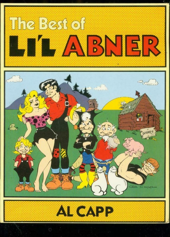 BEST OF LI'L ABNER-TRADE PAPERBACK-AL CAPP PHOTO ON BAC FN