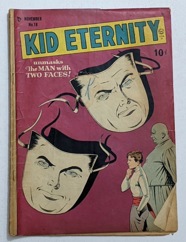 Kid Eternity #18 (Nov 1949, Quality) Good 2.0 Last issue 