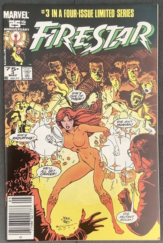Firestar #3 Limited Series. Newsstand Edition (1986, Marvel) NM+