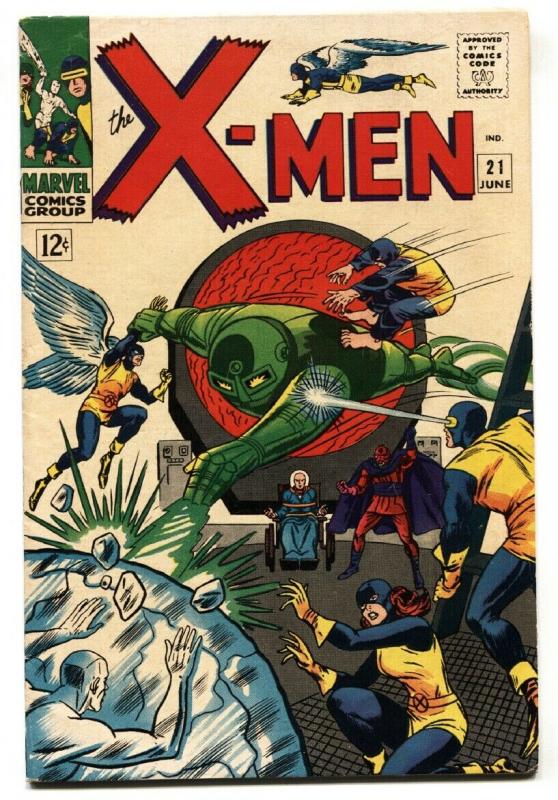 X-MEN #21 comic book-1966-MARVEL COMICS-FN/VF