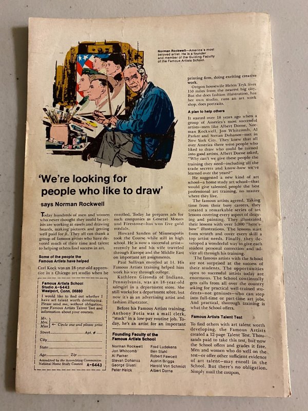 Fear #1 Marvel (4.0 VG) (1970)