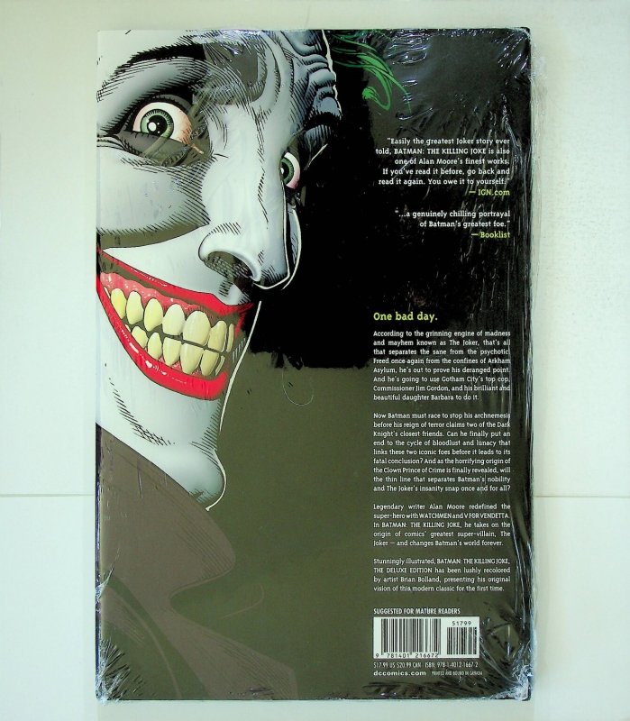 Batman The Killing Joke Deluxe Edition Hardcover DC Comics Moore Bollard